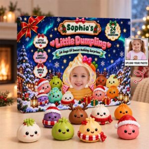 Custom Photo Dumpling Christmas Countdown