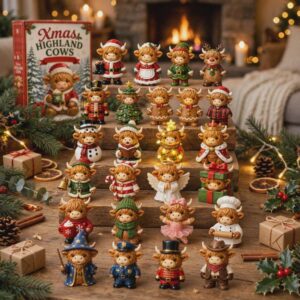 Highland Cow Mini Figure Advent Calendar 2026